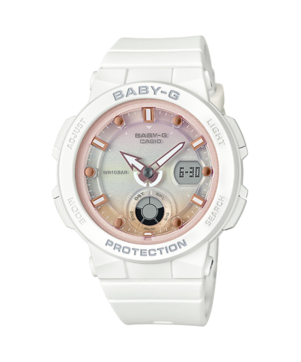 BABY-G BGA-250-7A2 手錶 白色 #1