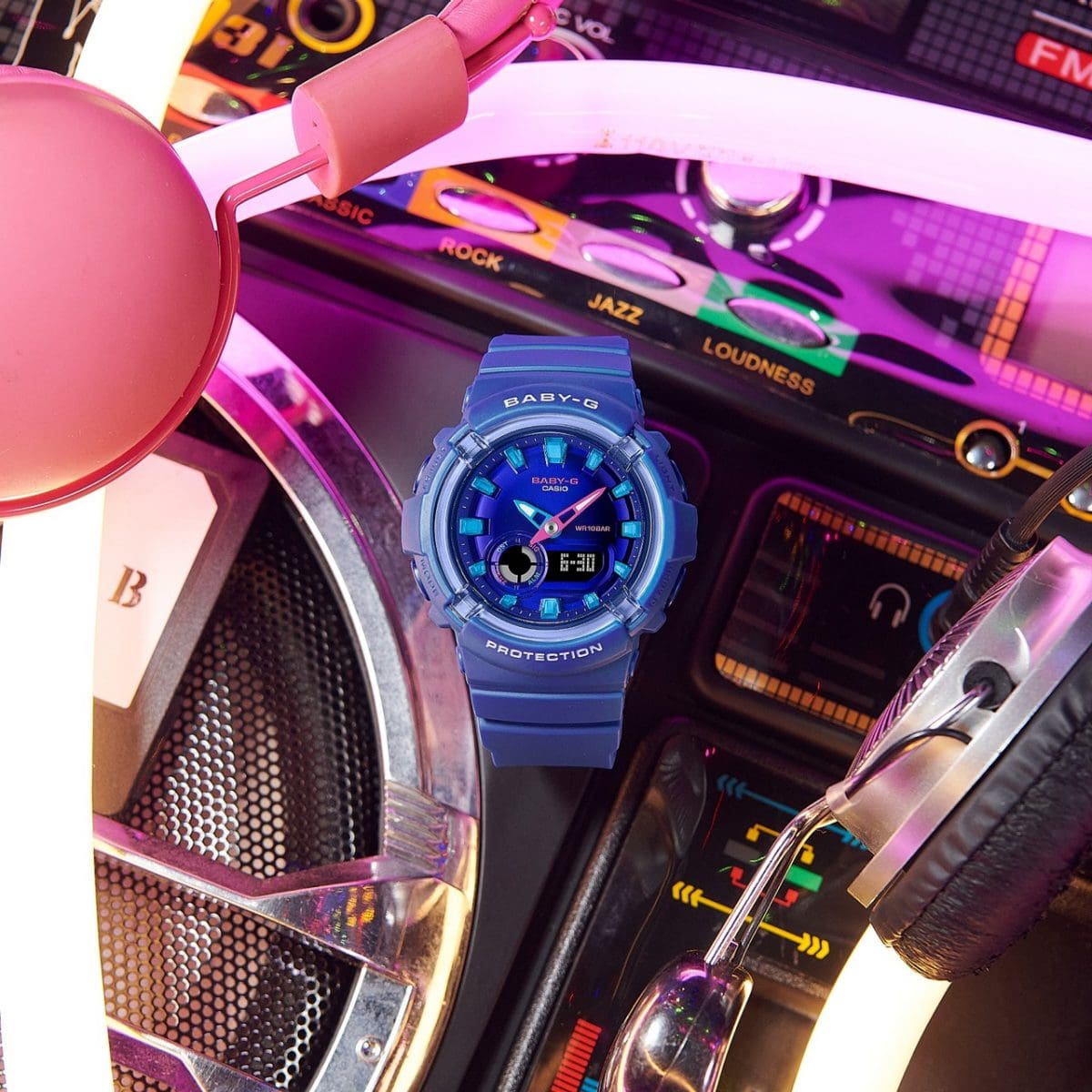 BABY-G BGA-280DN-2A 手錶 藍色、淺藍色 #3