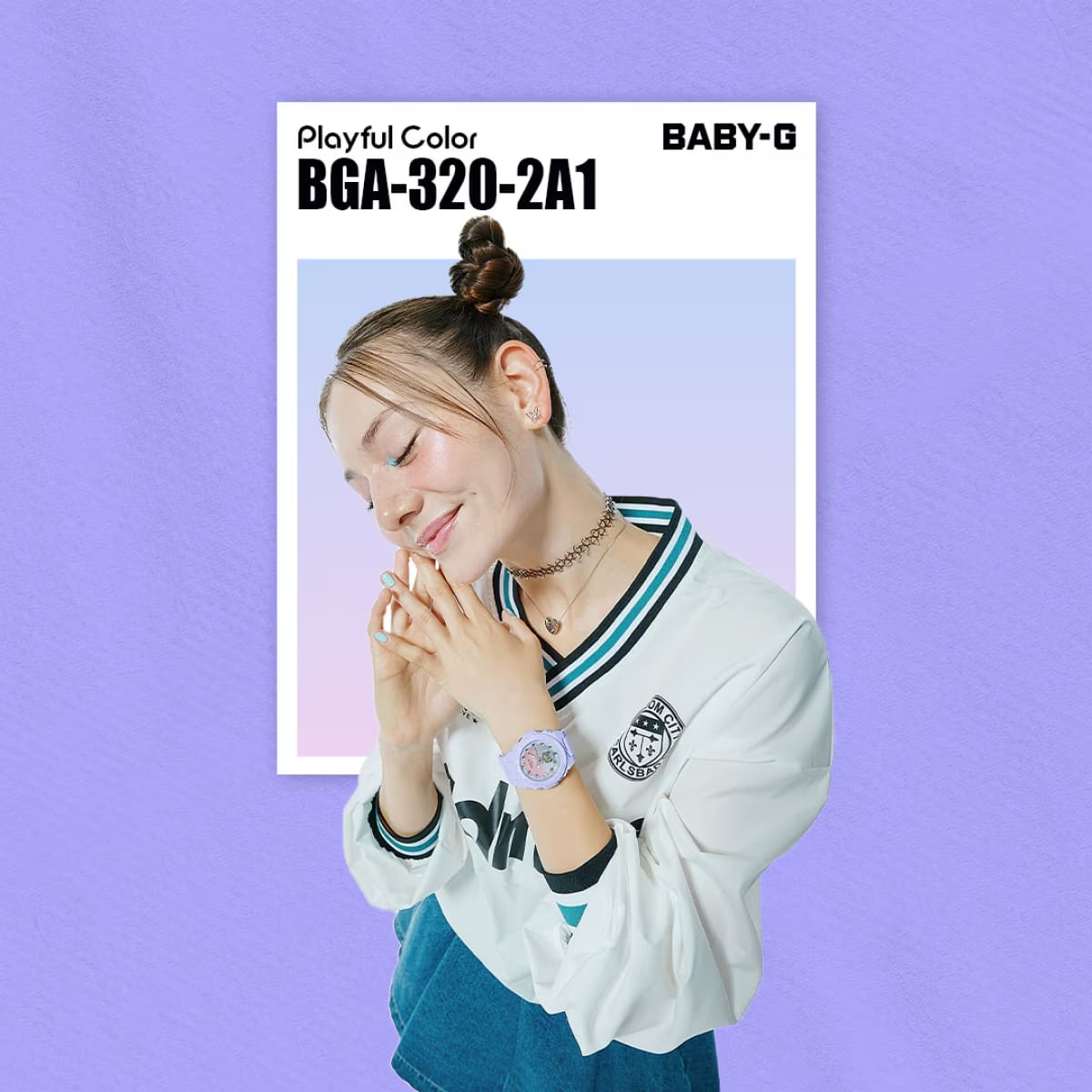 BABY-G BGA-320-2A1 手錶 藍色、淺藍色 #4