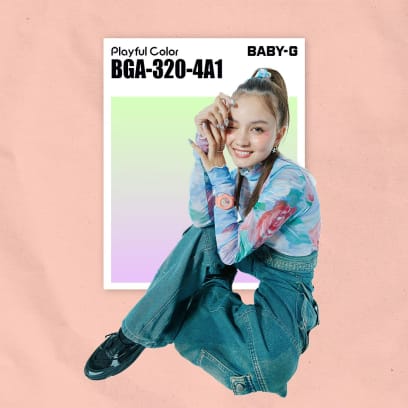 BABY-G BGA-320-4A1 手錶 粉紅色 #4