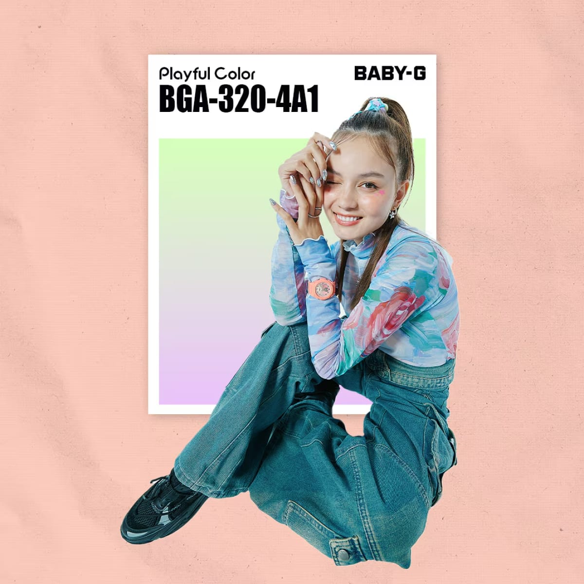 BABY-G BGA-320-4A1 手錶 粉紅色 #4