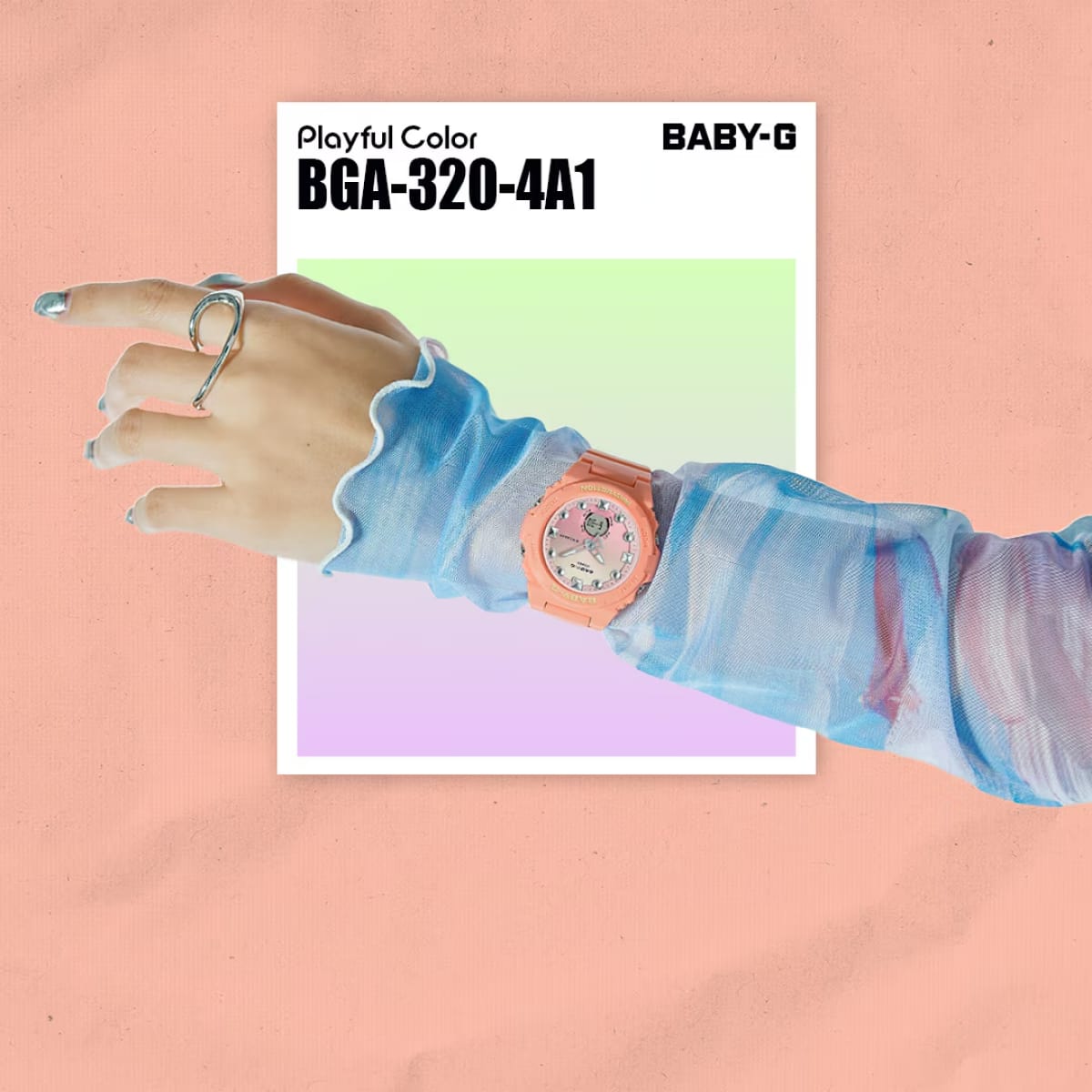 BABY-G BGA-320-4A1 手錶 粉紅色 #2