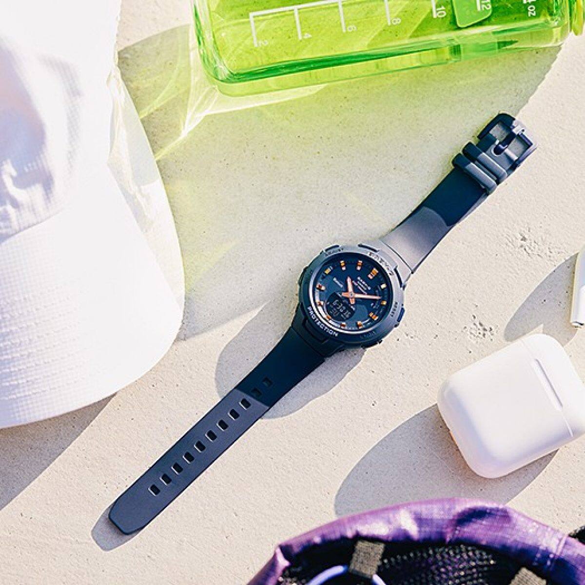 BABY-G BSA-B100-2A 手錶 藍色、淺藍色 #7