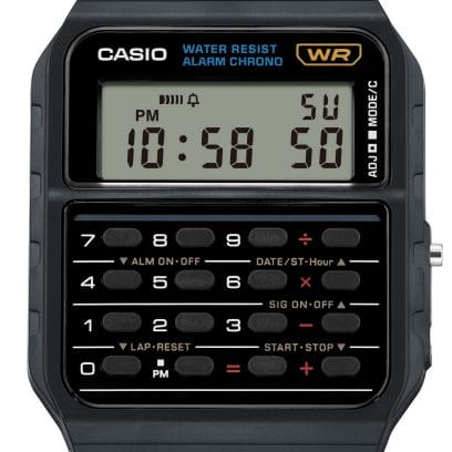 CASIO CA-53W-1 手錶 黑色 #4