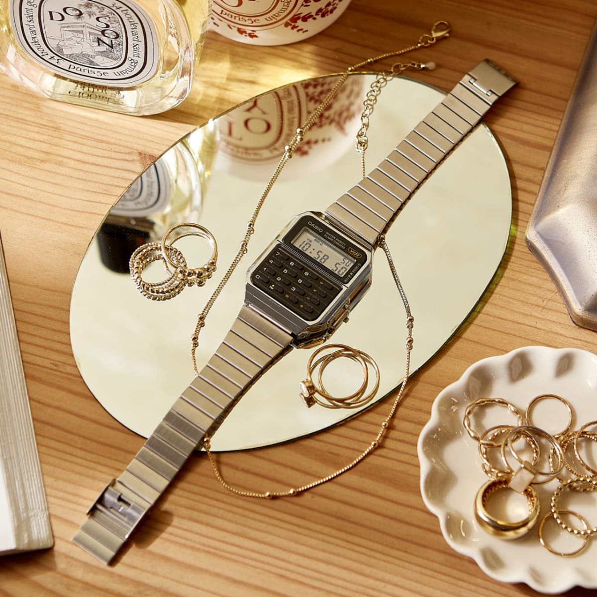 CASIO CA-500WE-1A 手錶 銀色 #6