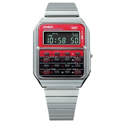 CASIO CA-500WE-4B 手錶 銀色 #3