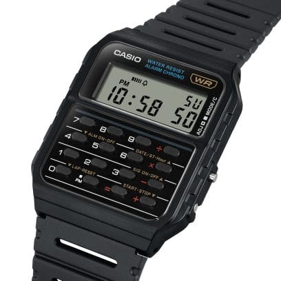 CASIO CA-53W-1 手錶 黑色 #5