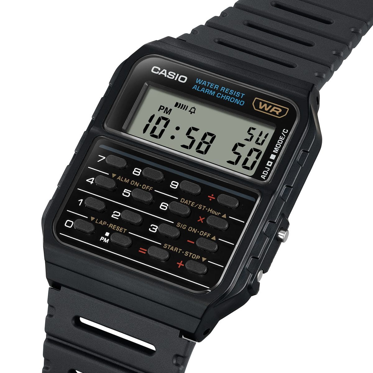 CASIO CA-53W-1 手錶 黑色 #5