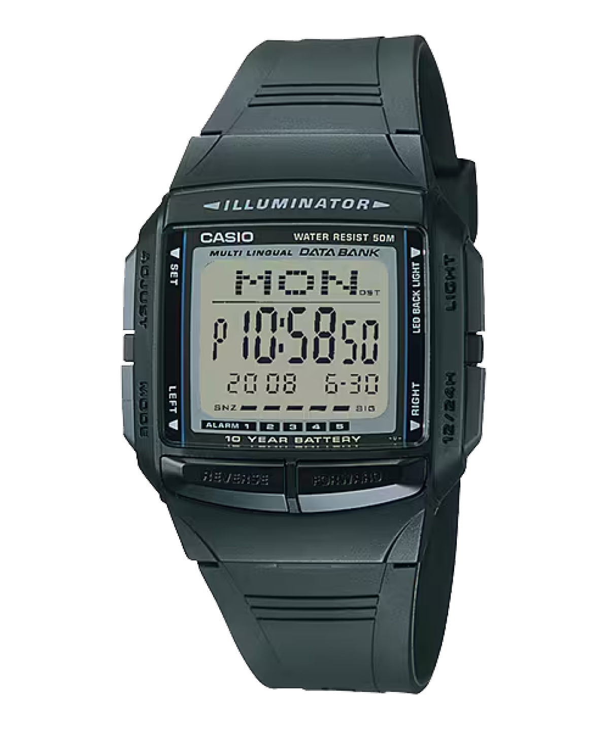 CASIO DB-36-1AV 手錶 黑色 #1