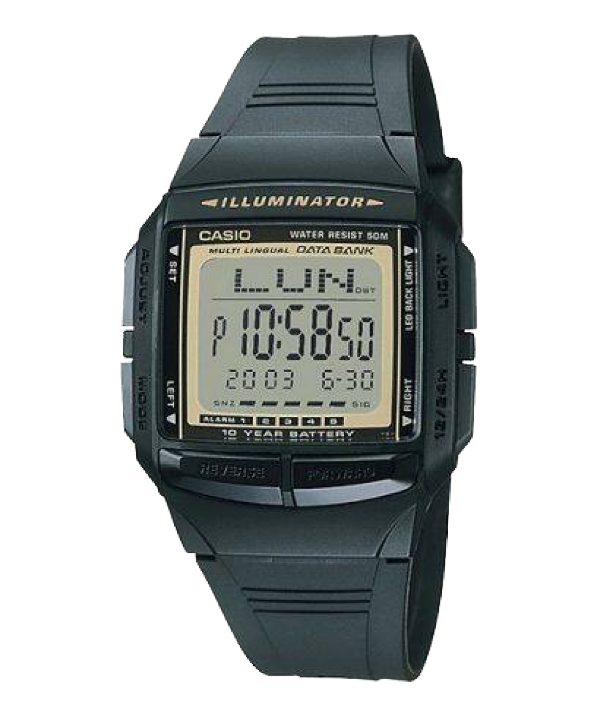 CASIO DB-36-9AV 手錶 黑色 #1