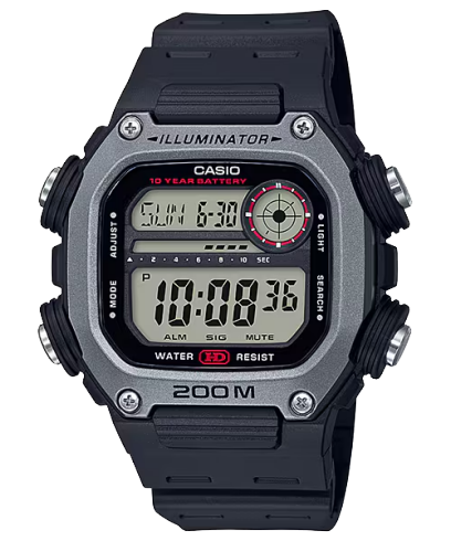 CASIO DW-291H-1AV 手錶 銀色 #1