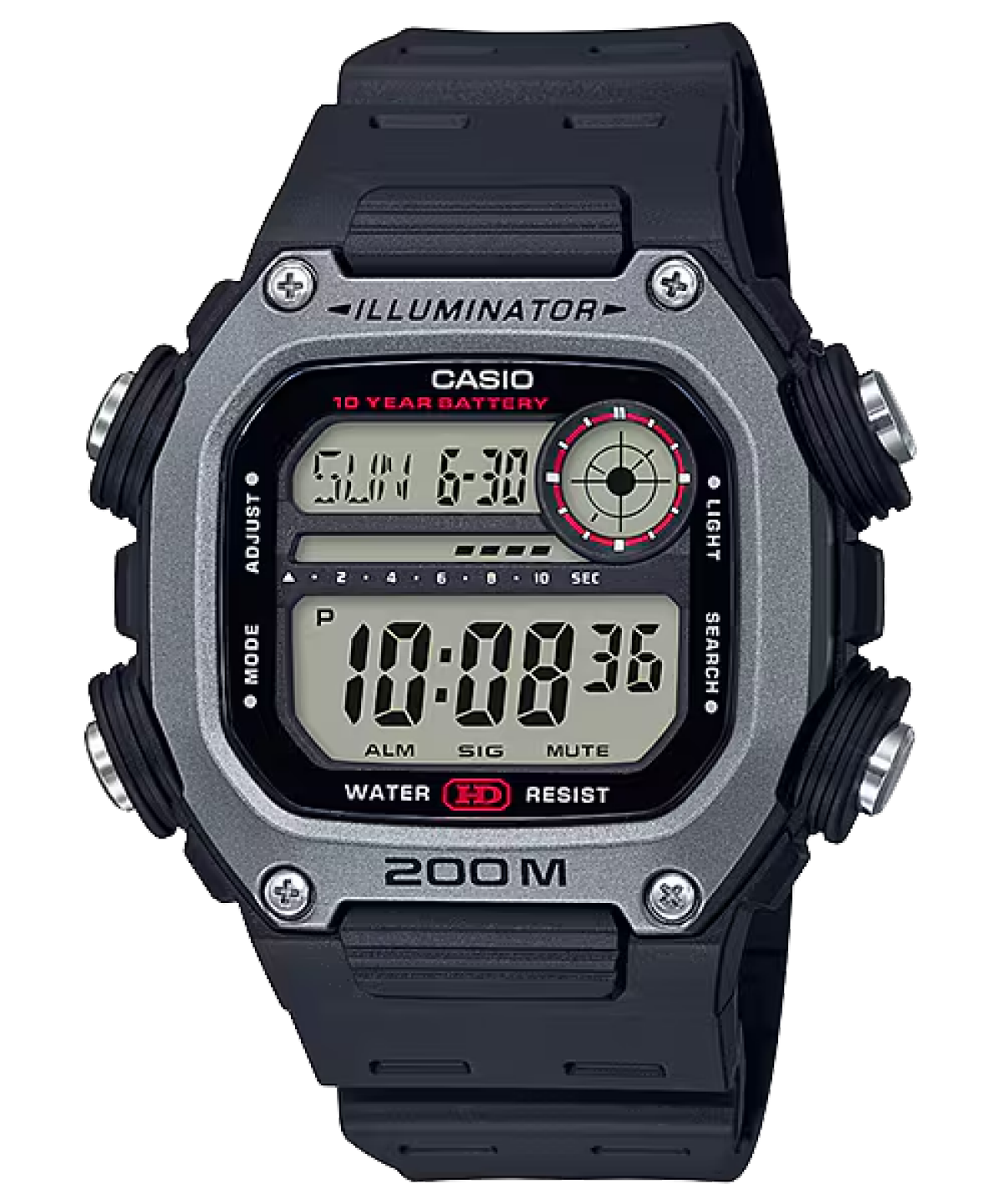 CASIO DW-291H-1AV 手錶 銀色 #1