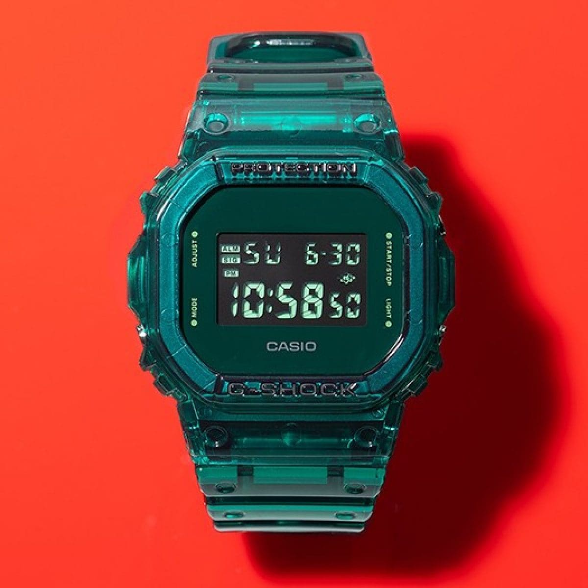 G-SHOCK DW-5600SB-3 手錶 綠色 #3