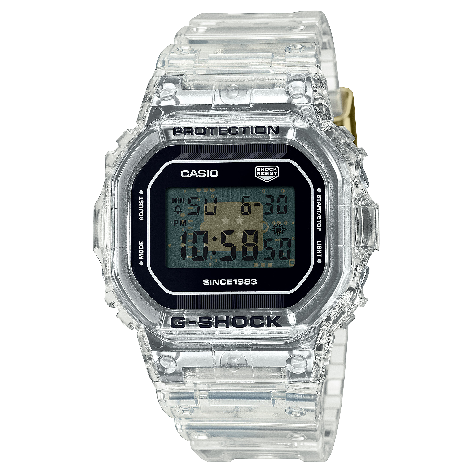 カシオ G-Shock DW-5040RX-7ER 40周年 スケルトン DW-5040RX-7 | CASIO