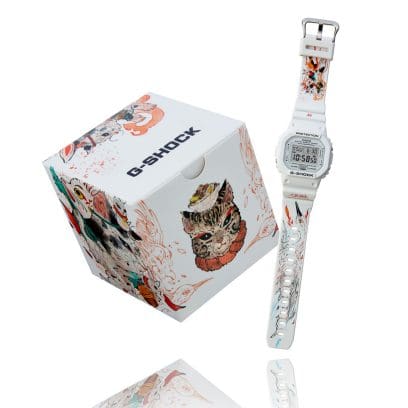 G-SHOCK DW-5600MWCAT-7 手錶 白色 #5
