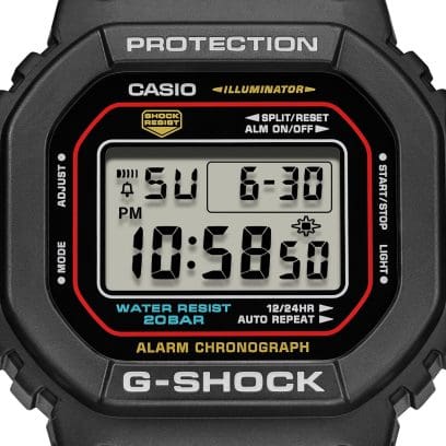 G-SHOCK DW-5600RL-1 手錶 黑色 #4