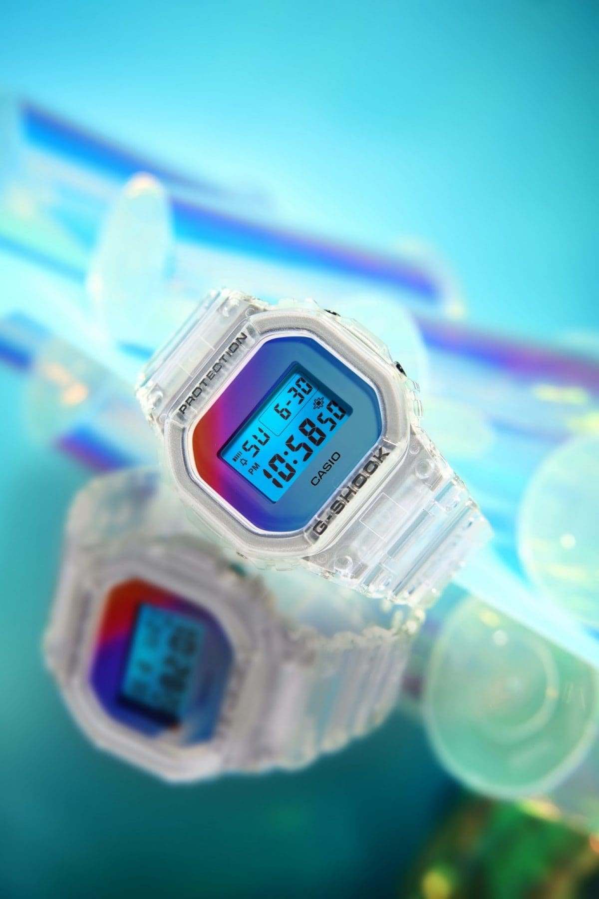 G-SHOCK DW-5600SRS-7 手錶 白色 #11