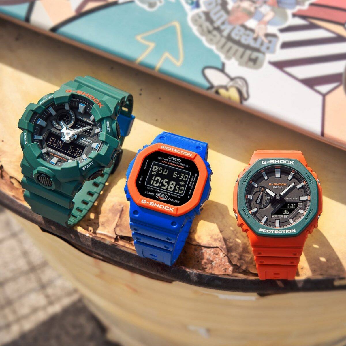 G-SHOCK DW-5610SC-2 手錶 橘色 #6