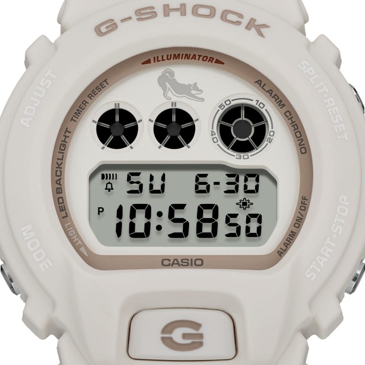 G-SHOCK DW-6900SHB-7 手錶 白色 #10