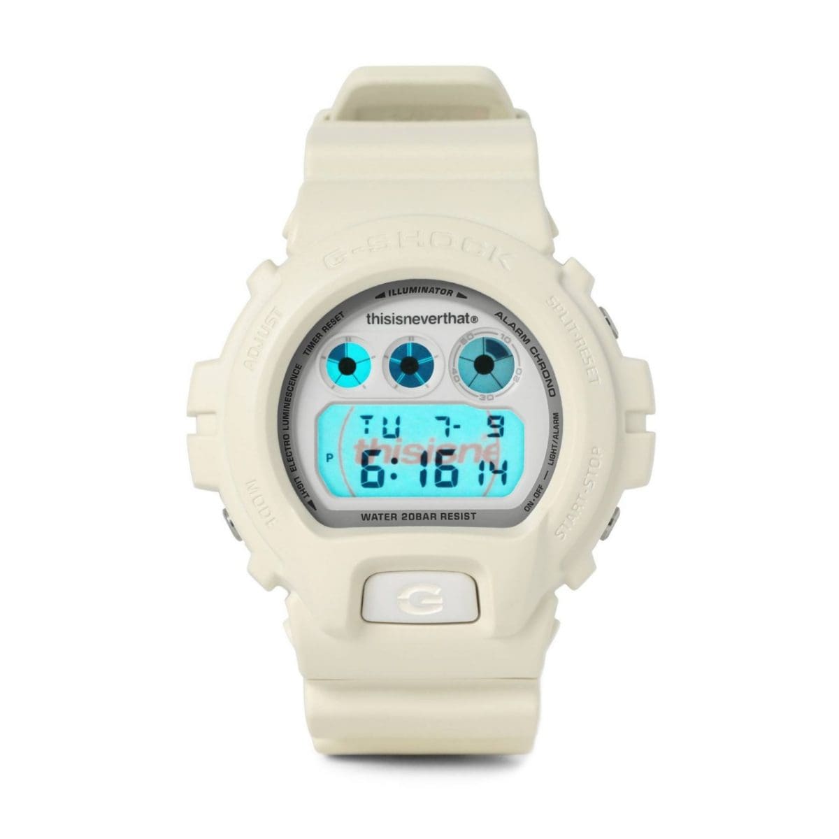 G-SHOCK DW-6900TNT24-7TSHIRT 手錶 白色 #2