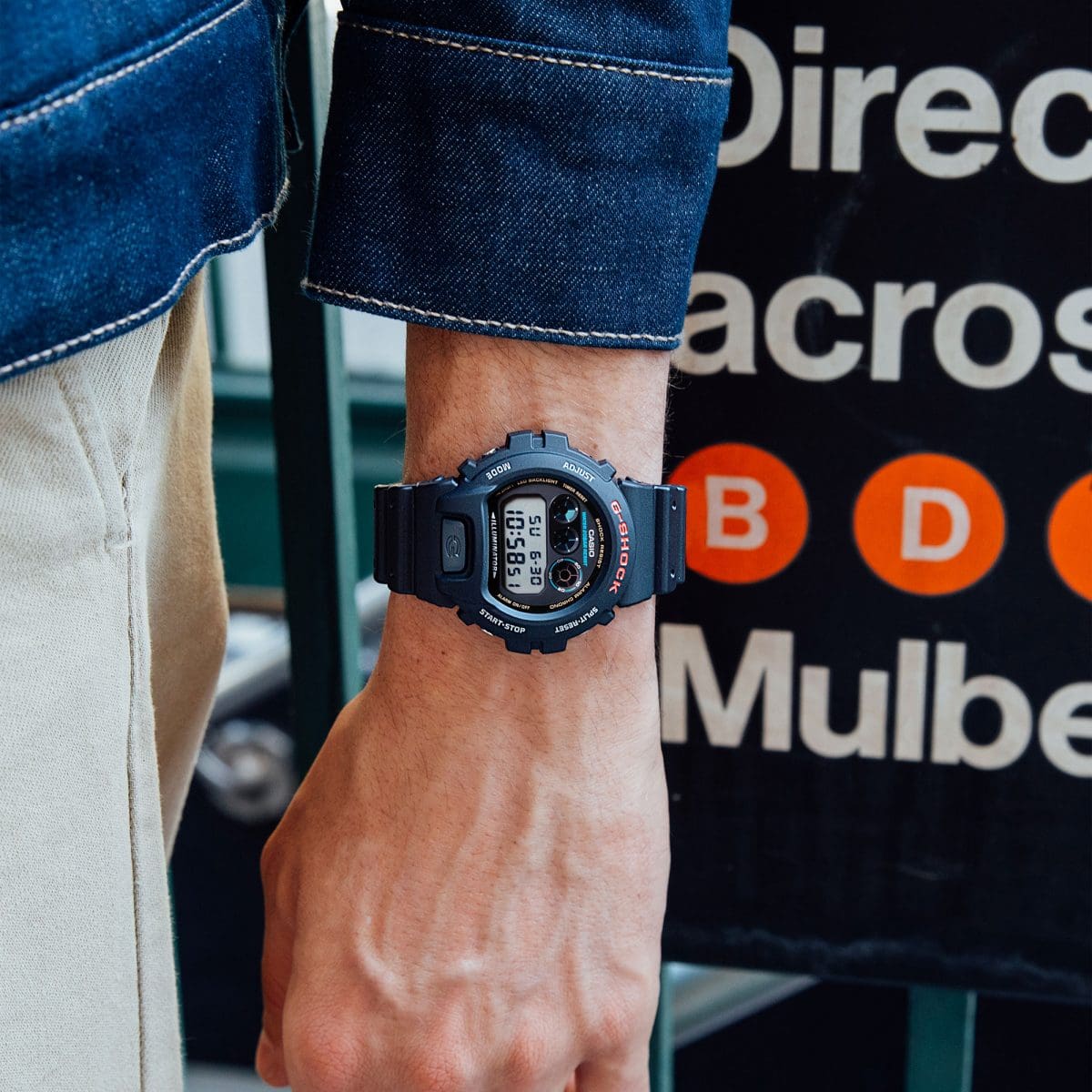 G-SHOCK DW-6900U-1 手錶 黑色 #2