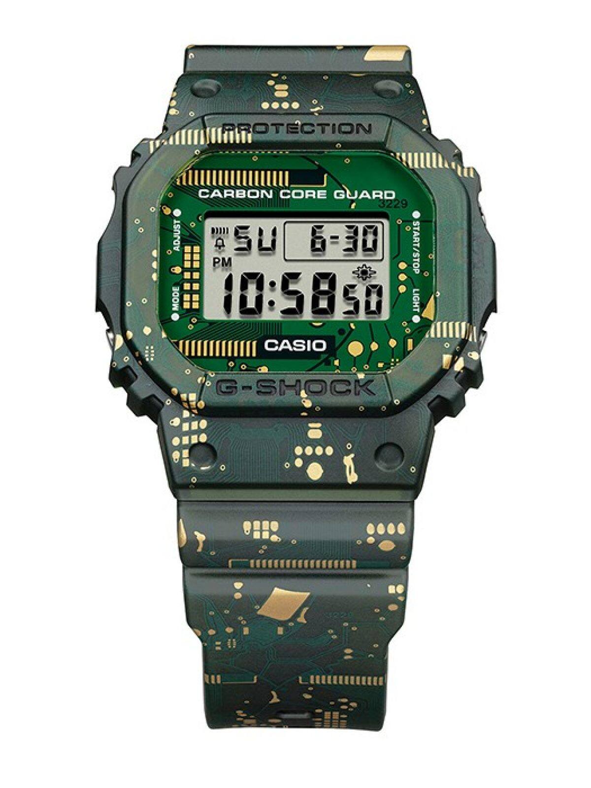 G-SHOCK DWE-5600CC-3 手錶 綠色 #7