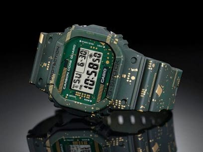 G-SHOCK DWE-5600CC-3 手錶 綠色 #8
