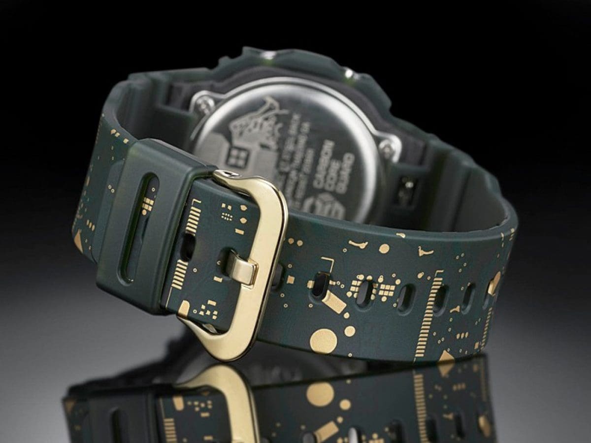G-SHOCK DWE-5600CC-3 手錶 綠色 #15