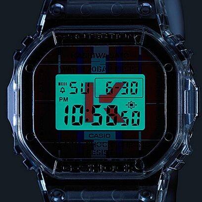 G-SHOCK DWE-5600KS-7 手錶 透明色 #5