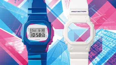 G-SHOCK DWE-5600PR-2 手錶 藍色、淺藍色 #2