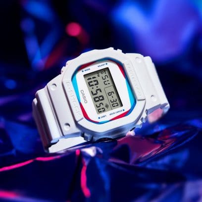 G-SHOCK DWE-5600PR-2 手錶 藍色、淺藍色 #13