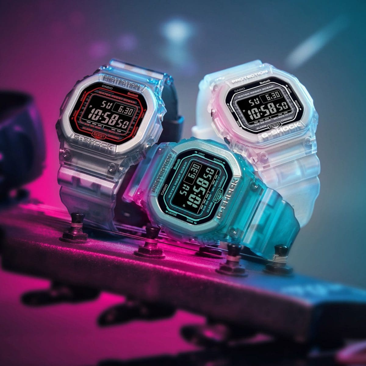 G-SHOCK DW-B5600G-1 手錶 透明色 #11