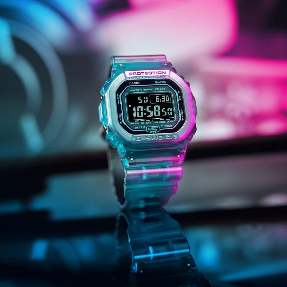 G-SHOCK DW-B5600G-2 手錶 透明色 #9