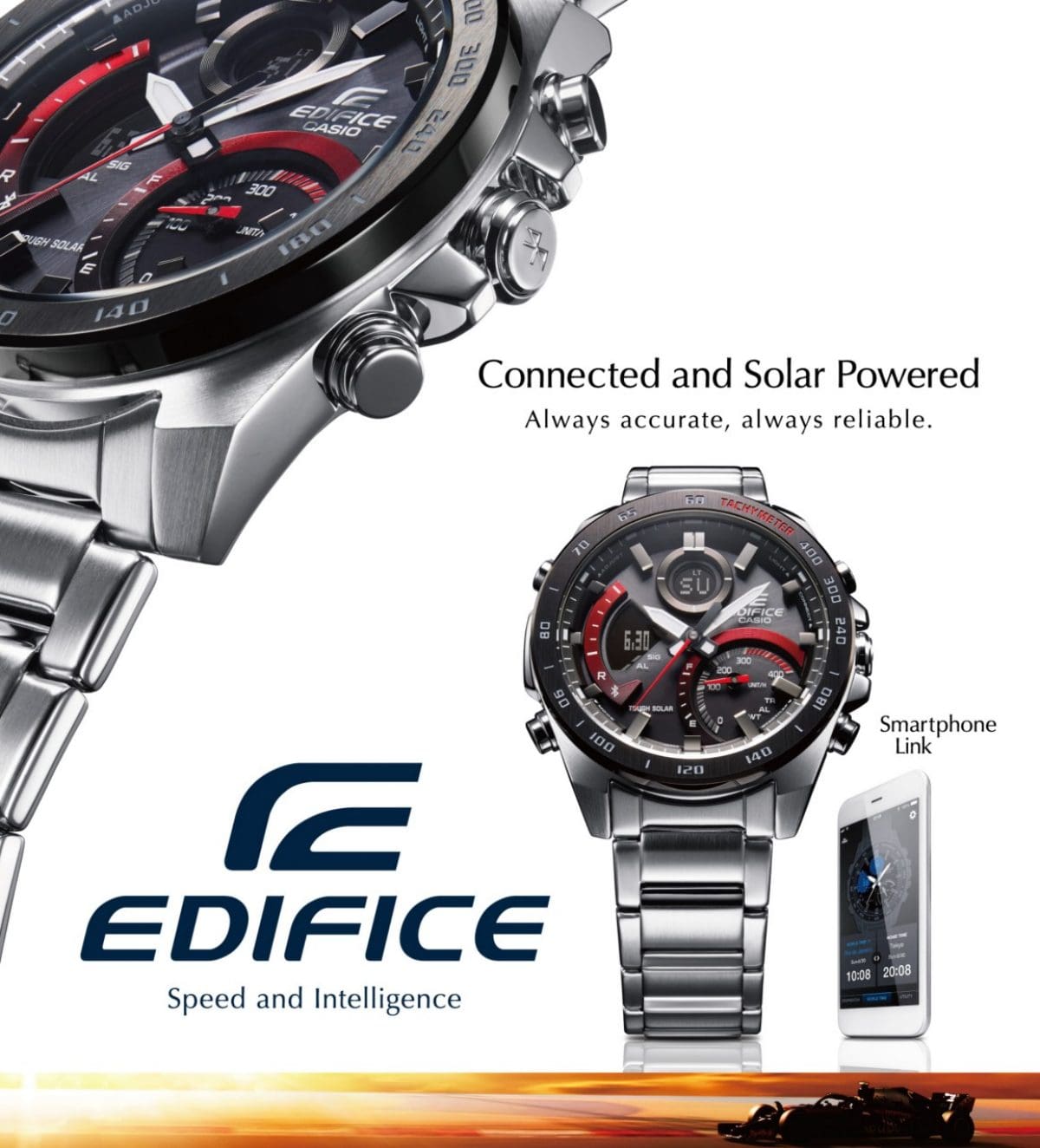 EDIFICE ECB-900DB-1A 手錶 黑色 #3
