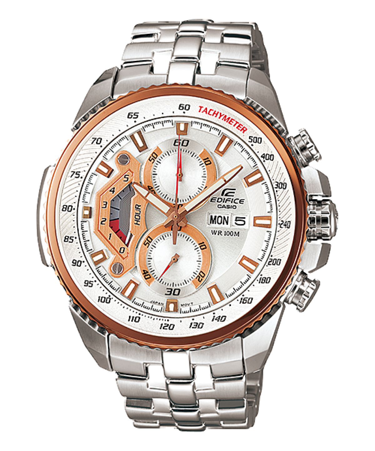 EDIFICE EF-558D-7AV 手錶 金色 #1