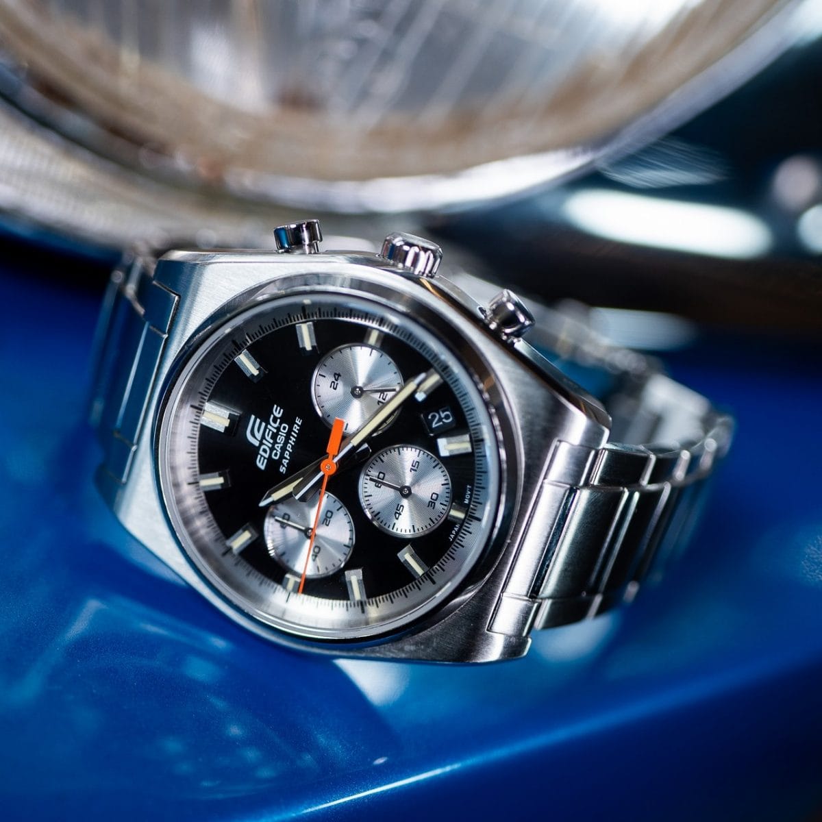 EDIFICE EFB-730D-1AV 手錶 銀色 #6