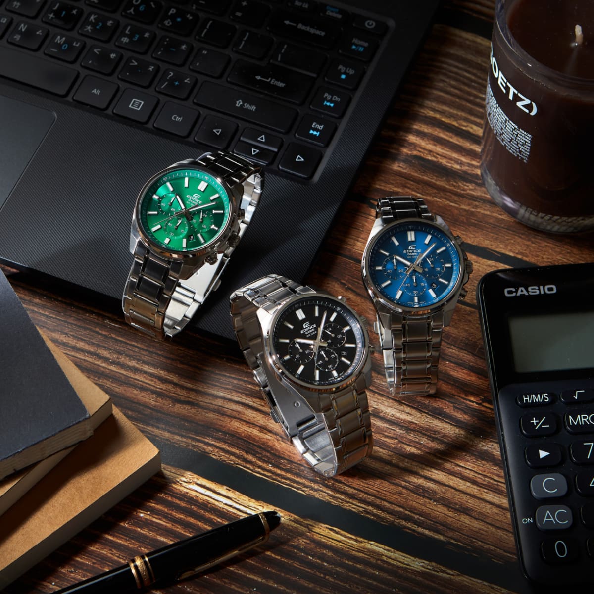 EDIFICE EFV-650D-2AV 手錶 銀色 #3