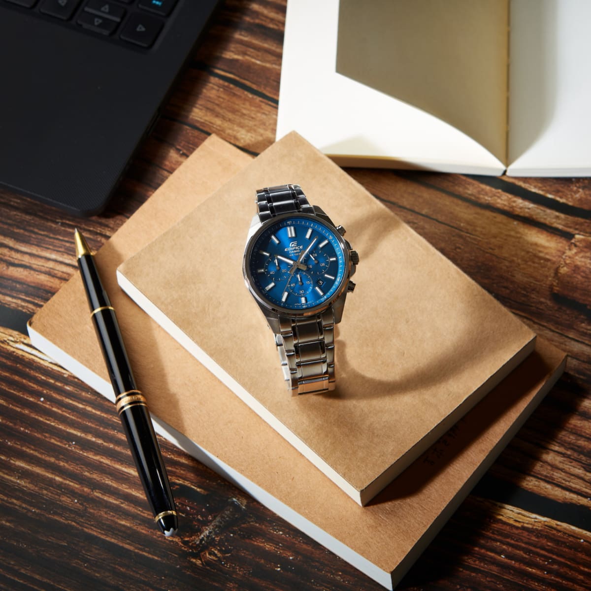 EDIFICE EFV-650D-2AV 手錶 銀色 #2