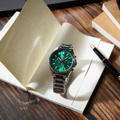 EDIFICE EFV-650D-3AV 手錶 銀色 #2