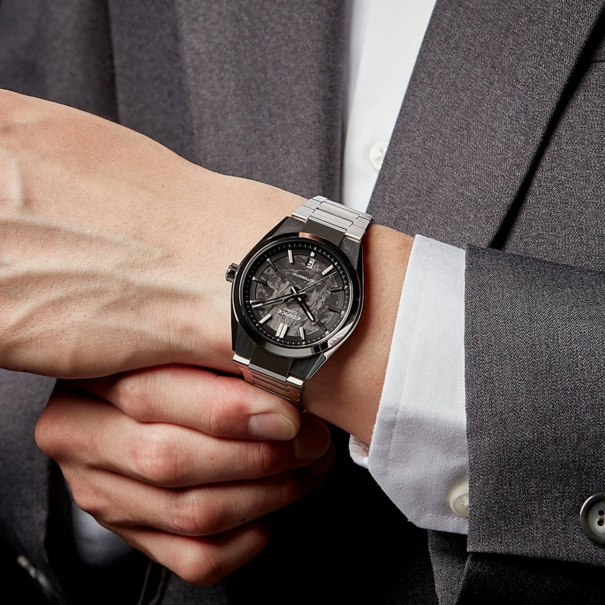 EDIFICE EFK-100CD-1A 手錶 銀色 #2