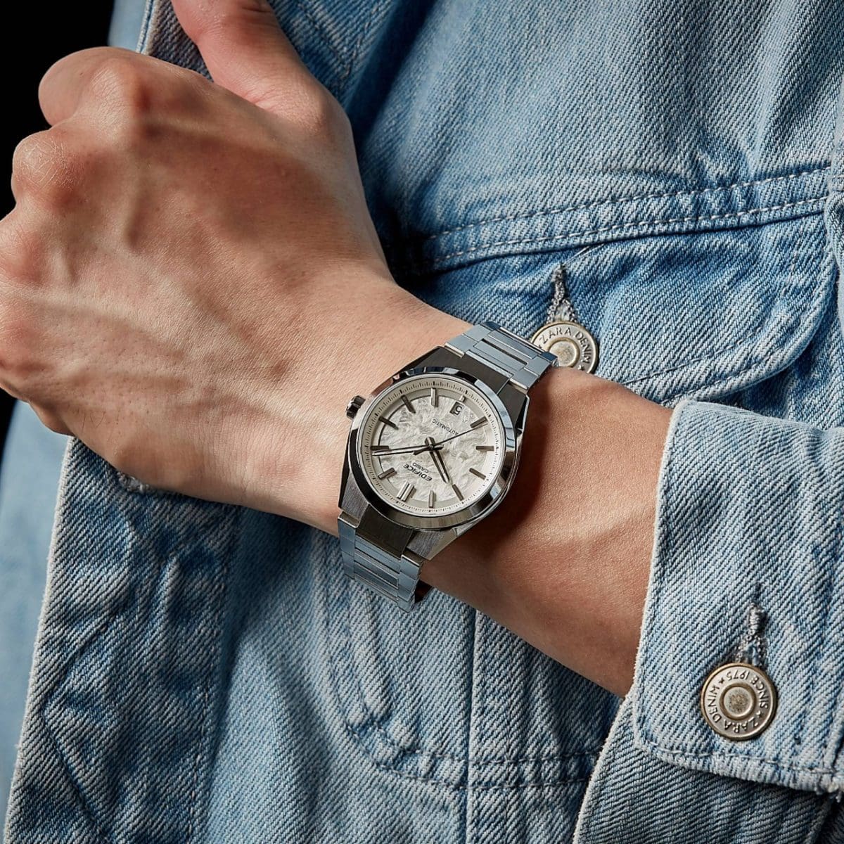 EDIFICE EFK-100D-7A 手錶 銀色 #2