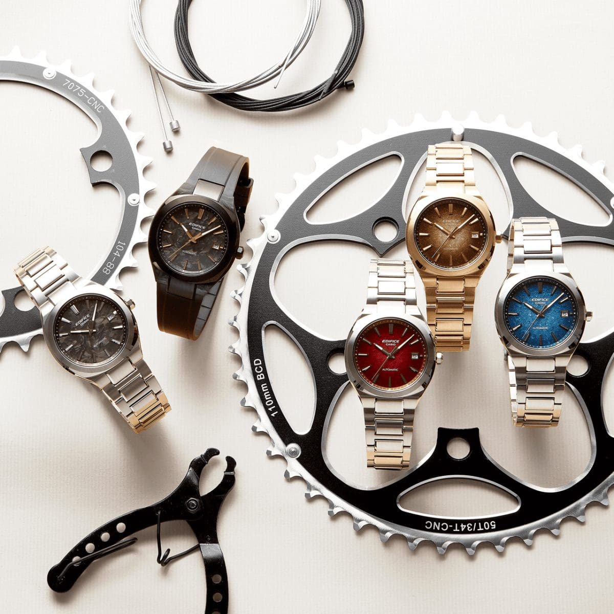EDIFICE EFK-200CD-1A 手錶 銀色 #13