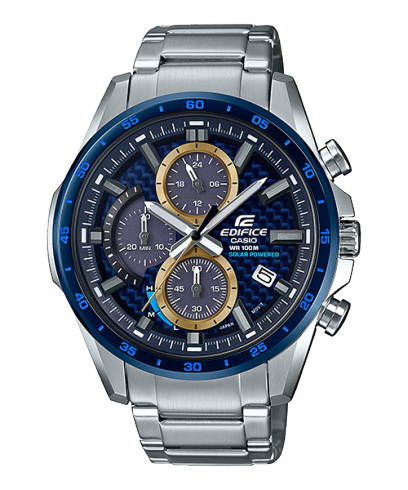 EDIFICE EQS-900BCD-2AV 手錶 藍色、淺藍色 #1