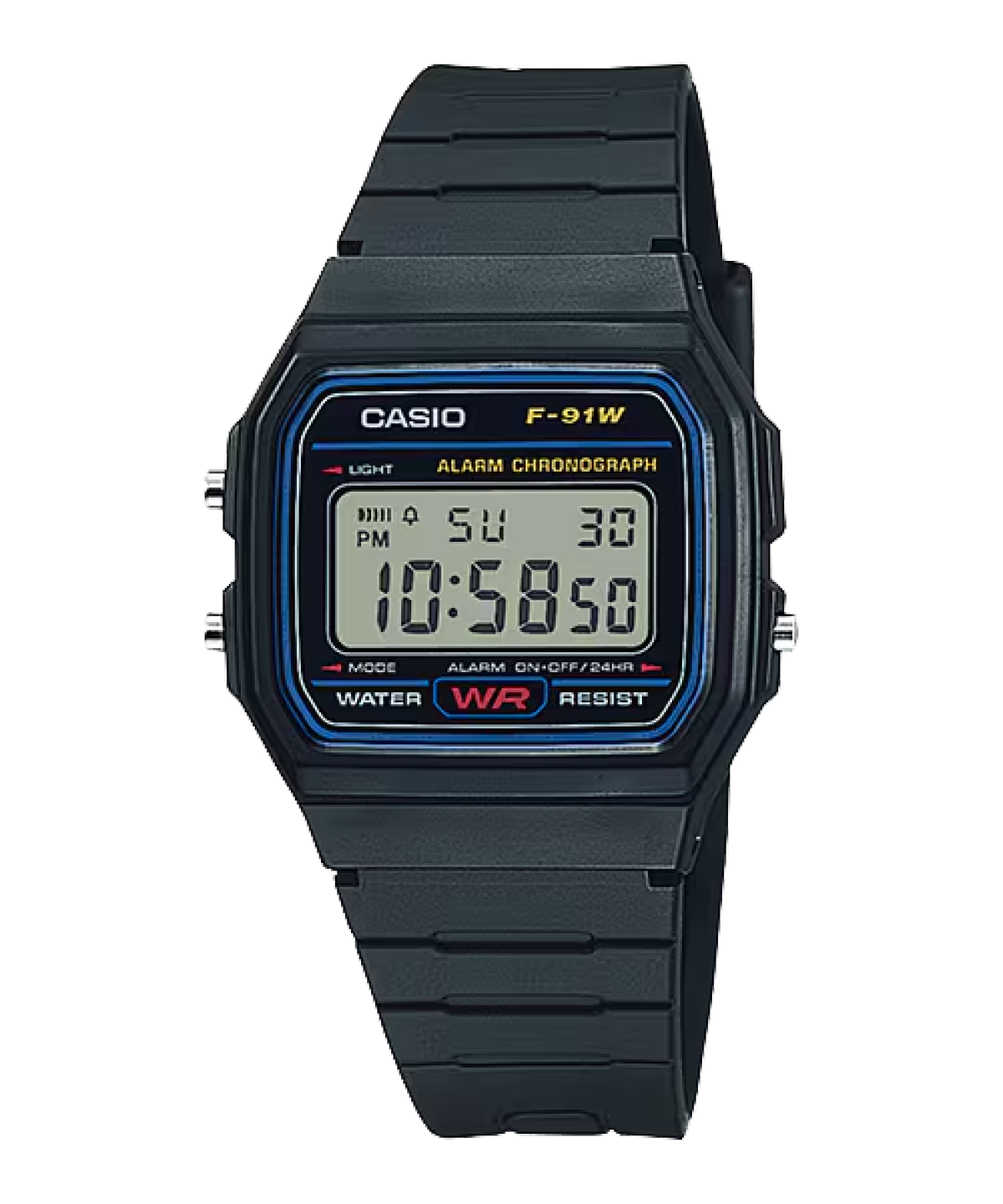 CASIO F-91W-1 手錶 黑色 #1