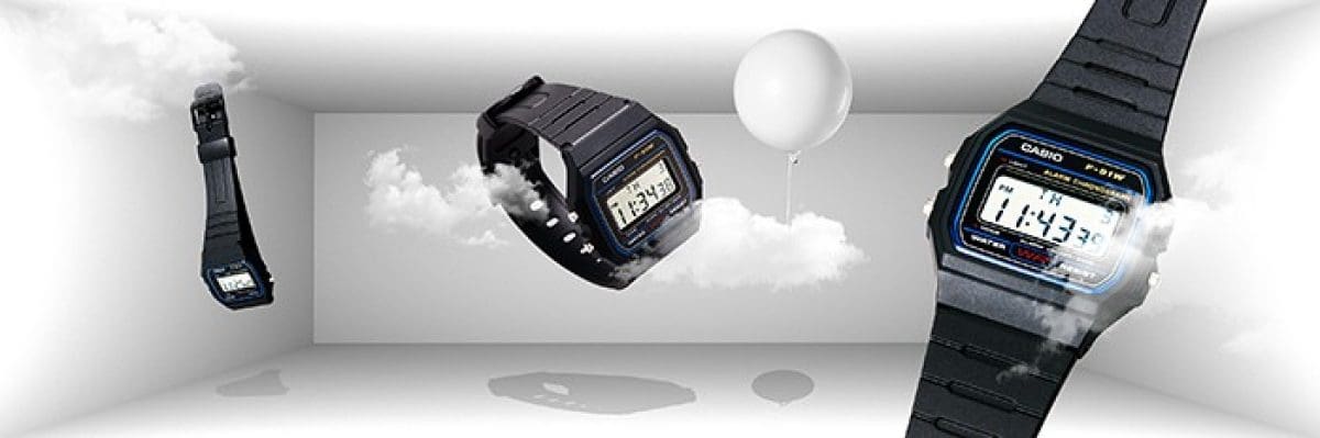 CASIO F-91W-1 手錶 黑色 #3