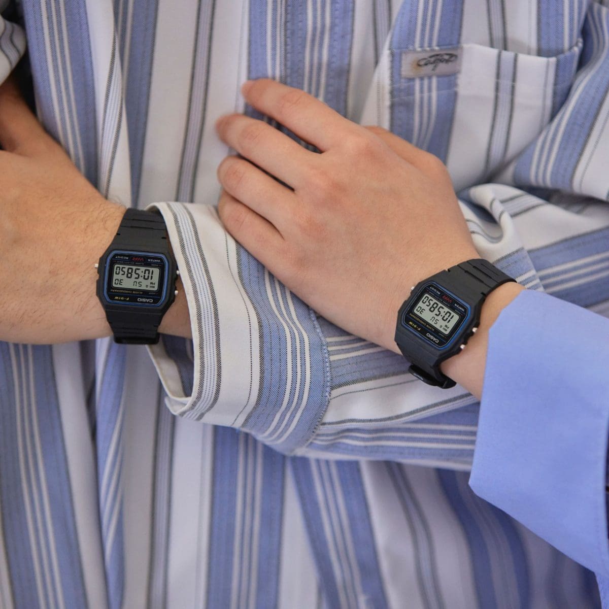 CASIO F-91W-1 手錶 黑色 #4