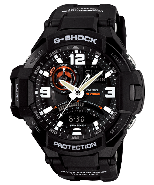 時計 CASIO G-SHOCK GA 1000 GA-1000-1A | CASIO