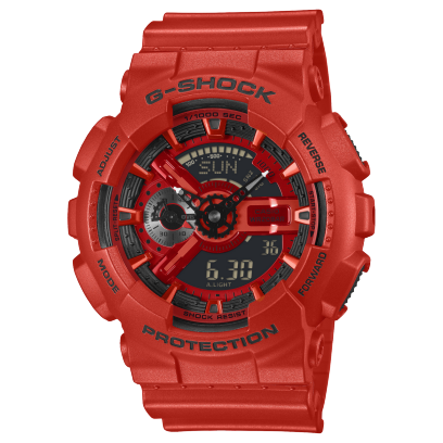 G-SHOCK GA-110RRB-4A 手錶 紅色 #1