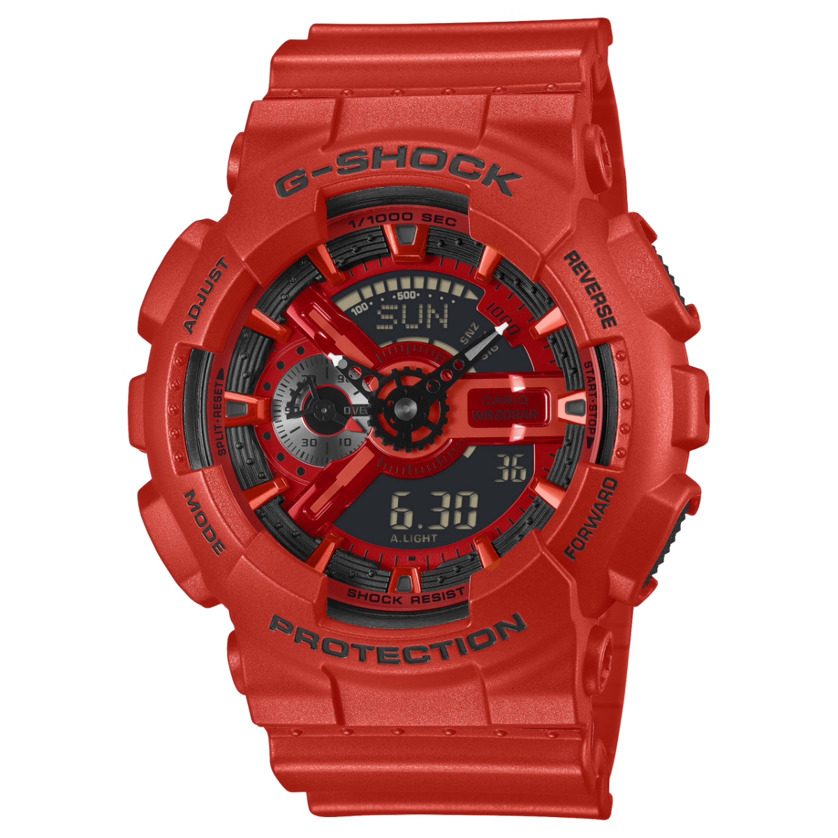 G-SHOCK GA-110RRB-4A 手錶 紅色 #1