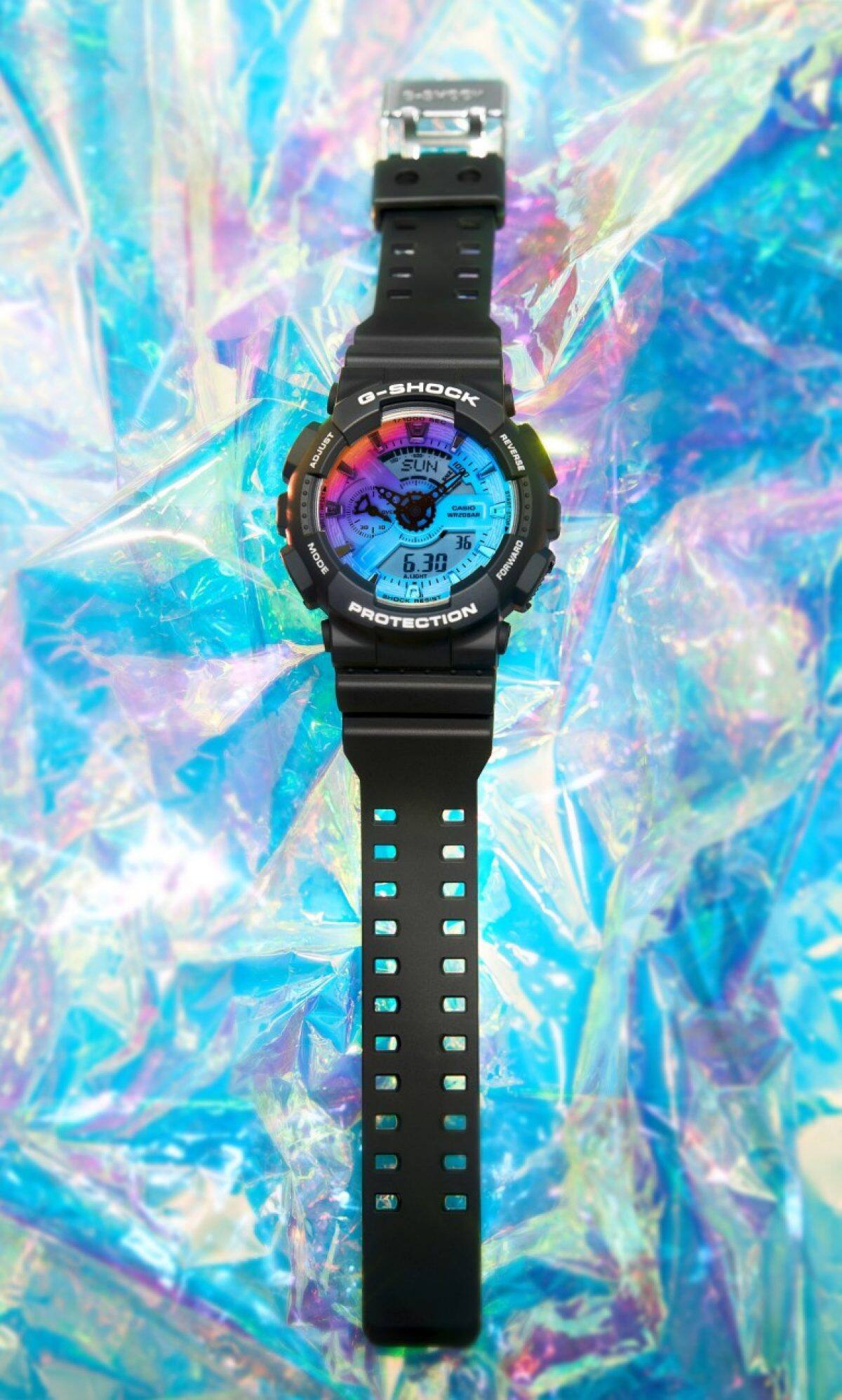 G-SHOCK GA-110SR-1A 手錶 黑色 #13